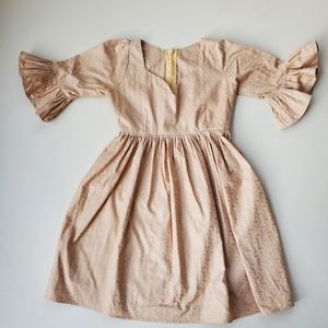 Theatre costume style dress 1800's vintage style girl's neutral versatile